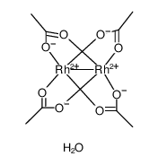Rhodium, tetrakis[μ-(acetato-κO:κO')]di-, (Rh-Rh), dihydrate Structure
