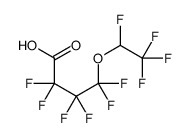 2,2,3,3,4,4-hexafluoro-4-(1,2,2,2-tetrafluoroethoxy)butanoic acid Structure