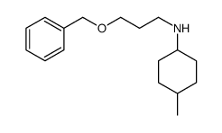 4-methyl-N-(3-phenylmethoxypropyl)cyclohexan-1-amine Structure
