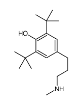 2,6-ditert-butyl-4-[3-(methylamino)propyl]phenol结构式
