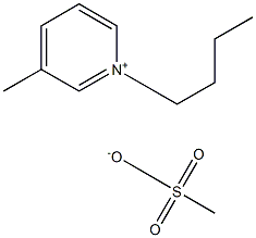 1-丁基-3-甲基吡啶甲磺酸盐结构式
