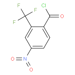 4-硝基-2-三氟甲基苯甲酰氯结构式