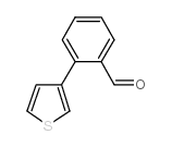 2-(噻吩-3-基)苯甲醛结构式