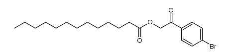 tridecanoic acid p-bromophenacyl ester结构式