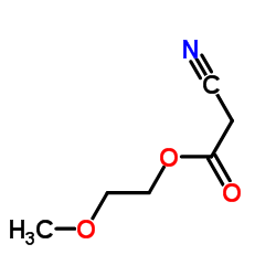 2-Methoxyethyl cyanoacetate Structure