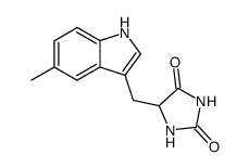 5-(5-methyl-indol-3-ylmethyl)-imidazolidine-2,4-dione结构式