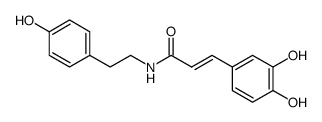 N-trans-caffeoyltyramine Structure
