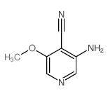 3-氨基-5-甲氧基异烟腈结构式
