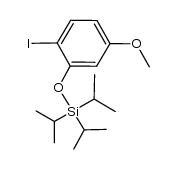 2-iodo-5-methoxy-O-triisopropylsilylphenol Structure
