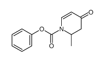 PHENYL 3,4-DIHYDRO-2-METHYL-4-OXOPYRIDINE-1(2H)-CARBOXYLATE结构式