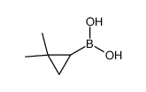 (2,2-dimethylcyclopropyl)boronic acid结构式