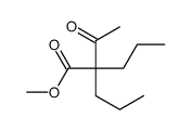 2-乙酰基-2-丙基戊酸甲酯结构式