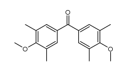 bis(4-methoxy-3,5-dimethylphenyl)methanone Structure