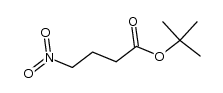 4-nitrobutanoic acid t-butyl ester结构式