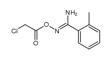 (Z)-N'-(2-chloroacetoxy)-2-methylbenzimidamide Structure