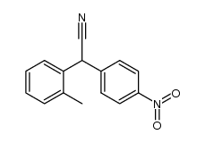 2-(2-methylphenyl)-2-(4-nitrophenyl)acetonitrile Structure
