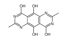 Pyrimido[4,5-g]quinazoline-4,9-dione,1,6-dihydro-5,10-dihydroxy-2,7-dimethyl- (9CI) Structure