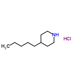 4-Pentylpiperidine hydrochloride (1:1) Structure