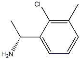(1R)-1-(2-CHLORO-3-METHYLPHENYL)ETHYLAMINE结构式