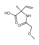 3-Butenoic acid,2-[(methoxyacetyl)amino]-2-methyl- (9CI)结构式