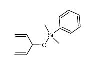 3-dimethylphenylsiloxy-1,4-pentadiene结构式