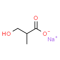 3-羟基-2-甲基丙酸钠结构式