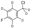 4-Fluorobenzyl chloride-d6 Structure
