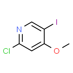 2-氯-5-碘-4-甲氧基吡啶结构式