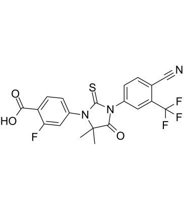 Enzalutamide carboxylic acid Structure