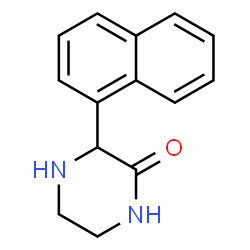 3-naphthalen-1-yl-piperazin-2-one结构式