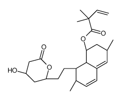 [(1S,3R,7S,8S,8aR)-8-[2-[(2R,4R)-4-hydroxy-6-oxooxan-2-yl]ethyl]-3,7-dimethyl-1,2,3,7,8,8a-hexahydronaphthalen-1-yl] 2,2-dimethylbut-3-enoate Structure