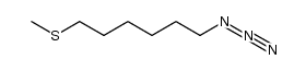(6-azidohexyl)(methyl)sulfane Structure