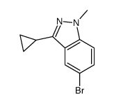 5-溴-3-环丙基-1-甲基吲唑结构式