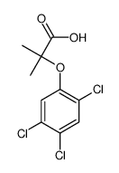 2-methyl-2-(2,4,5-trichlorophenoxy)propanoic acid Structure