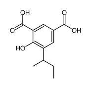 1,3-Benzenedicarboxylic acid, 4-hydroxy-5-(1-methylpropyl)- Structure