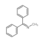 N-(二苯基亚甲基)-甲胺结构式