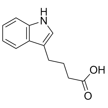 3-吲哚丁酸结构式