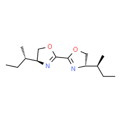 (4S,4'S)-4,4'-二((S)-仲丁基)-4,4',5,5'-四氢-2,2'-联恶唑结构式
