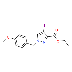 Ethyl 4-iodo-1-(4-methoxybenzyl)-1H-pyrazole-3-carboxylate Structure