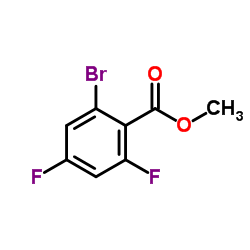 Methyl 2-bromo-4,6-difluorobenzoate Structure