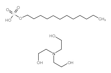 十二烷基硫酸三乙醇胺结构式