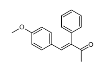 4-(4-methoxyphenyl)-3-phenylbut-3-en-2-one结构式