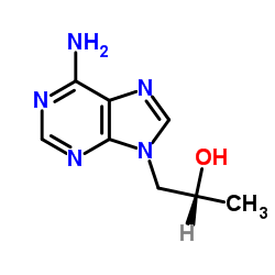 (R)-9-(2-羟基丙基)腺嘌呤结构式