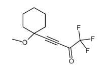 1,1,1-trifluoro-4-(1-methoxycyclohexyl)but-3-yn-2-one结构式