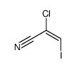 2-chloro-3-iodoprop-2-enenitrile Structure