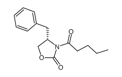 (S)-4-苄基-3-戊酰基噁唑烷-2-酮结构式