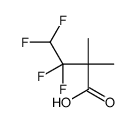 3,3,4,4-tetrafluoro-2,2-dimethylbutanoic acid Structure