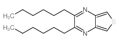 2,3-二己基噻吩并[3,4-b]吡嗪结构式