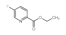 5-氟-2-吡啶羧酸乙酯结构式