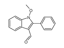 1-Methoxy-2-phenyl-1H-indole-3-carbaldehyde结构式